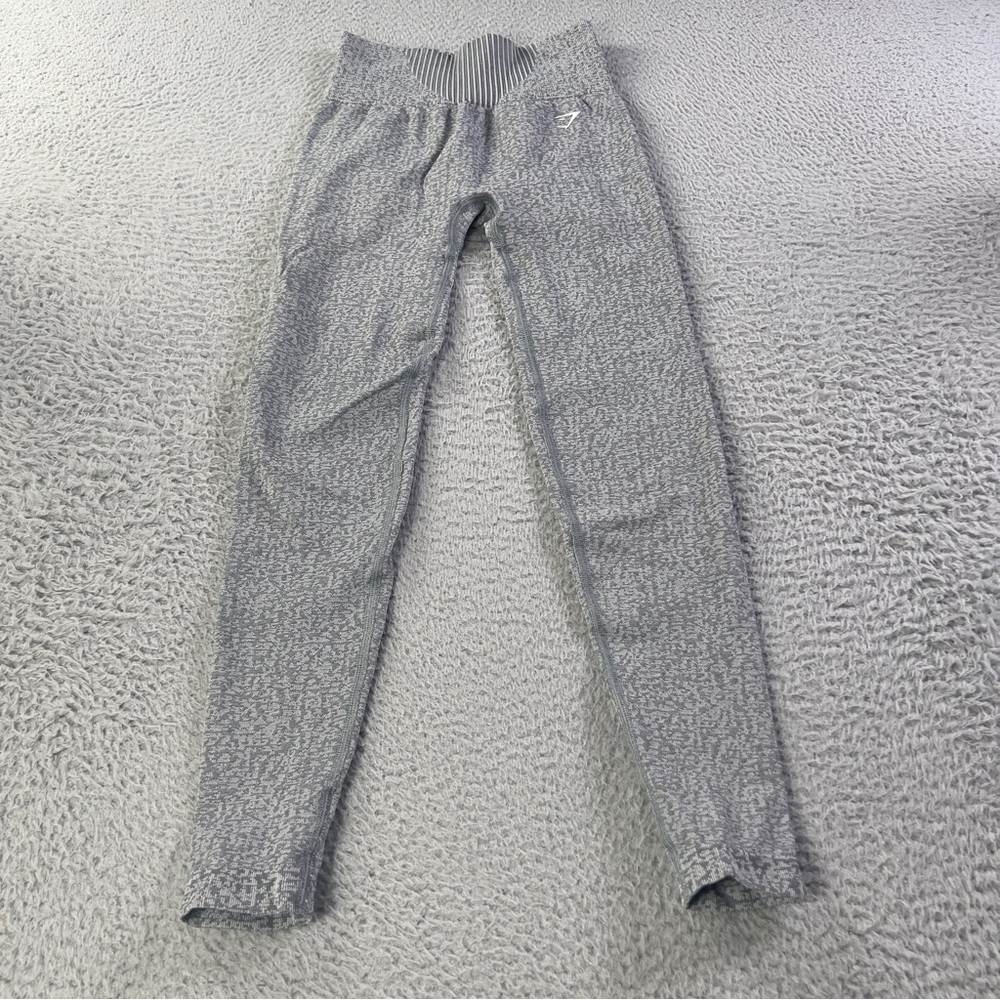 Gymshark High Waisted Marl Seamless Leggings Womens XS Gray Athletic Gym Yoga
